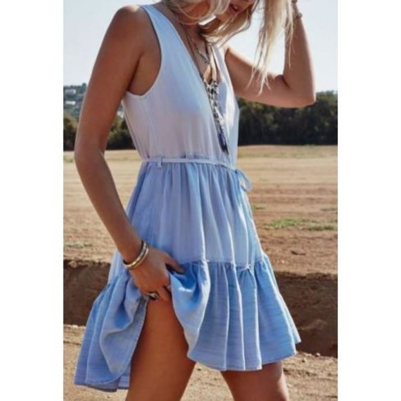 rails denim dress
